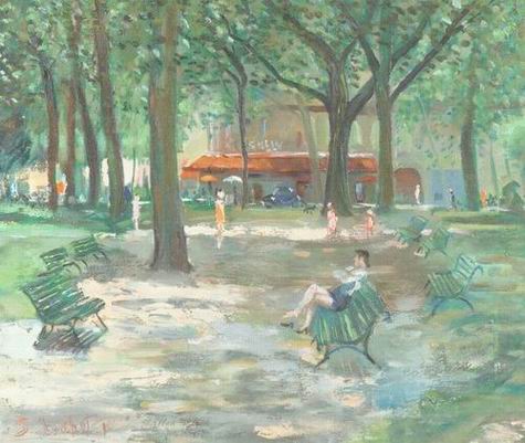 Paris Scene oil painting